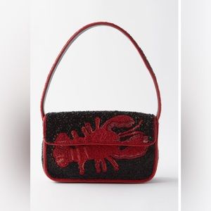 Staud Lobster beaded handbag! Brand new!